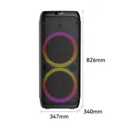 Беспроводная караоке-колонка с двумя микрофонами SPS ZQS10209