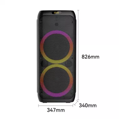 Беспроводная караоке-колонка с двумя микрофонами SPS ZQS10209