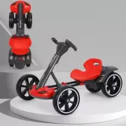 Электромобиль сложен с аккумулятором 6V 4.5Ah и скоростью до 6 км/ч/M-6072 Eco Koleso красный