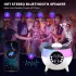 Портативная Bluetooth колонка с RGB-подсветкой, беспроводная колонка с диско-шаром на ножках BLTH-0322