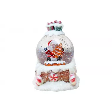 Новогодний светильник-декор LED Шар на санях HC-Q067