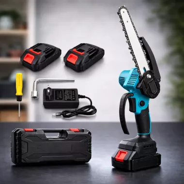 Аккумуляторная цепная пила с индикатором масла Chain Saw 8 36V 4Ah 2 АКБ