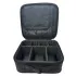 Чорна Органайзер бокс бьюті кейс косметичка валіза сумка для зберігання косметики та приладдя 26х23х10 см