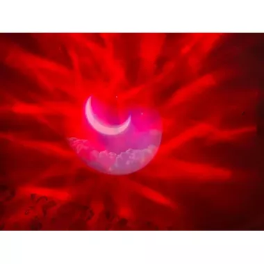 Astronaut Проектор галактики лазерний Астронавт-космонавт, зоряне небо на стелі з пультом Білий