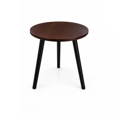 Столик интерьерный круглый DASH-1201 40х40х55 см Темное-Дерево Столик интерьерный круглый DASH-1201 40х40х55 см Темное-Дерево