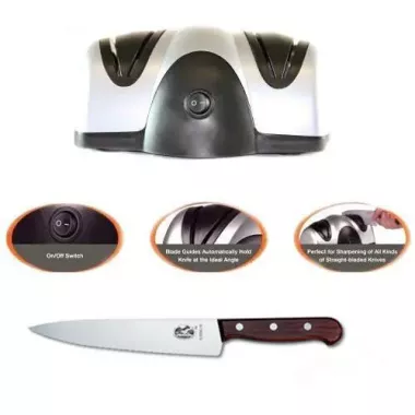 Двойная электрическая точилкаLucky Home Electric Knife Sharpener