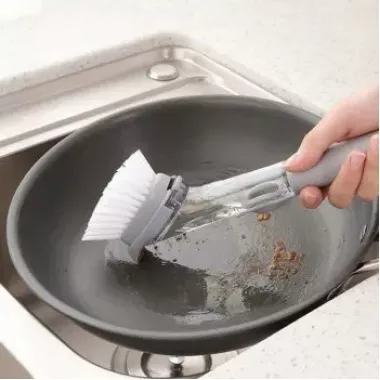 Багатофункціональна щітка для миття посуду DTMA з дозатором та насадками