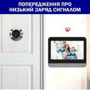 Видеодомофон Tuya Smart Video Doorbell ED-300PA / Дверной беспроводной звонок Wi-Fi с ИК-подсветкой и датчиком движения