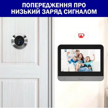 Видеодомофон Tuya Smart Video Doorbell ED-300PA / Дверной беспроводной звонок Wi-Fi с ИК-подсветкой и датчиком движения