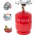 Газовый баллон Пропан УКП-83 с горелкой 5 л, Туристический газовый баллон с горелкой красный, 5 литров Газовый баллон Пропан УКП-83 с горелкой 5 л, Туристический газовый баллон с горелкой красный, 5 литров