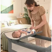 Дитяче ліжечко-люлька з москітною сіткою та пеленальним столиком D929