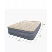 Надувной двухместный матрас со встроенным насосом 200x150x40 см