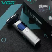 Электробритва VGR V-328 - роторная, водонепроницаемая, LED-дисплей, беспроводная