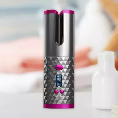 Стайлер для завивки волосся, плойка прасок для локонів.