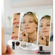 Дзеркало потрійне для макіяжу Superstar Magnifying Mirror із LED-підсвічуванням прямокутне зі збільшенням