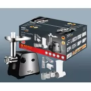 Электромясорубка + соковыжималка и с шинковкой 4 насадки Zepline ZP-203