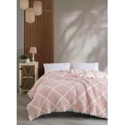 Муслинове покривало Ivory 230х250 см Рожеве