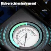 Портативный автомобильный компрессор AND1322, насос от прикуривателя 12V с манометром