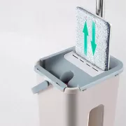 Швабра с ведром и самоотжимом , Spin Mop Scratch Cleaning 360, швабра лентяйка 6 л