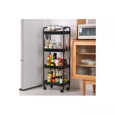 Полка-этажерка на колёсах SKLM-11 (4 яруса)