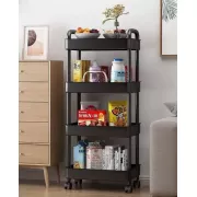 Полка-этажерка на колёсах SKLM-11 (4 яруса)