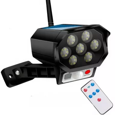 Уличный фонарь / Муляж камеры видеонаблюдения с датчиком движения и солнечной панелью BK-36