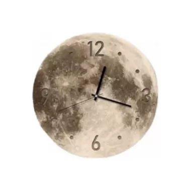 Часы настенные Луна с LED подсветкой NCH-50-50  АРАБСКИЕ+ТОЧКИ