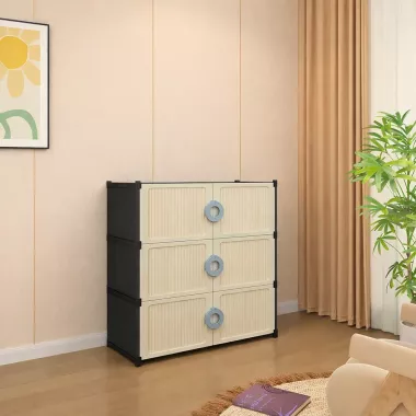 Полка - шкаф для обуви / Органайзер на 3 секции SNG06