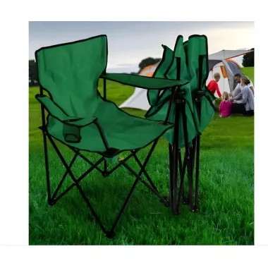 Складное кресло складное для пикника и рыбалки Паук зеленый