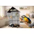 Металева клітка для птахів на колесах з аксесуарами 82х37х37см KP-82 Металева клітка для птахів на колесах з аксесуарами 82х37х37см KP-82