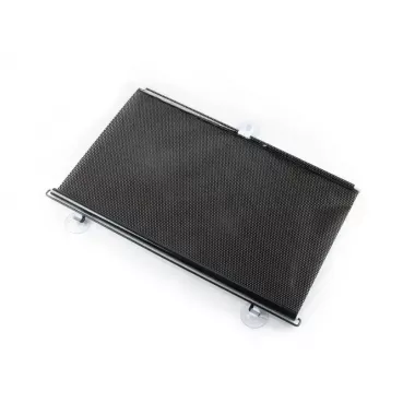 Рулонная солнцезащитная шторка на пластиковые окна 45*125 см, Черная