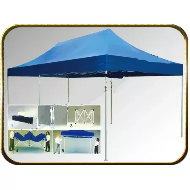 Шатер Раздвижной 3 х 2 черный каркас зеленый