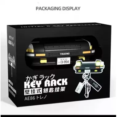 Настенный держатель для ключей Toyota AE86 Trueno с подсветкой фар