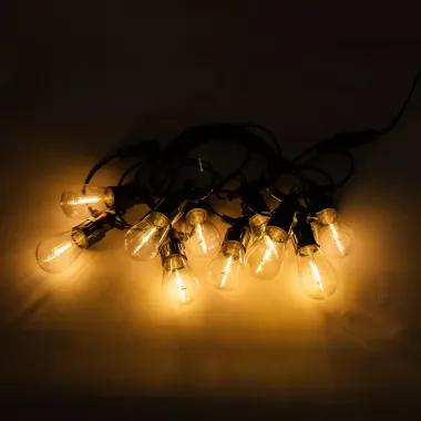 Светодиодная гирлянда 10 метров, 25 LED, статический режим, питание от сети 220В Светодиодная гирлянда 10 метров, 25 LED, статический режим, питание от сети 220В