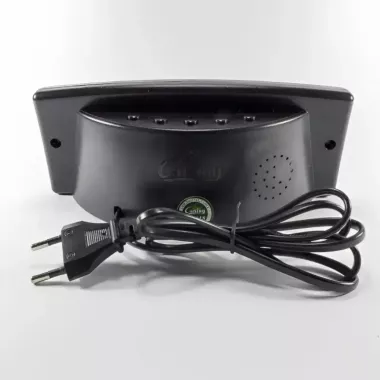 Годинник настільний з будильником Caixing CX-818 із зеленим підсвічуванням