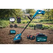 Аккумуляторный культиватор A-1039 для рыхления и прожигания огорода 2 акб 48В 2800Вт