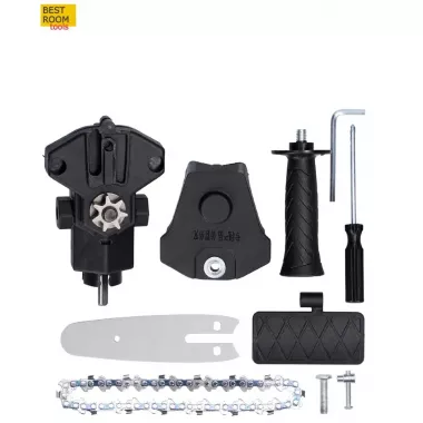 Насадка на дрель цепная пила для дерева / Электропила с ручкой