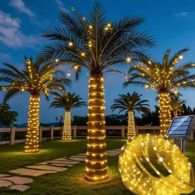 Светодиодная гирлянда Трубка 20м 200 LED, теплый белый