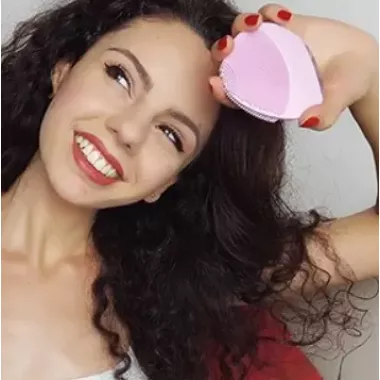 Электрическая щетка-массажер для лица FOREO LUNA mini 2 / Силиконовая щетка