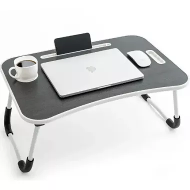 Стол для ноутбука и планшета M&T Displays складной 60х40х28 матовый под дерево Темное дерево