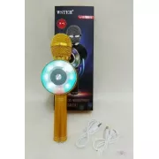 Караоке микрофон Wster WS-669 беспроводной микрофон с встроенным динамиком