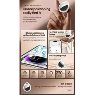 GPS-трекер Find My HUTHUR TAG портативное устройство слежения GPS-трекер Find My HUTHUR TAG портативное устройство слежения