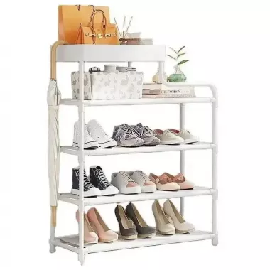 Обувница металлическая, этажерка для обуви, полка для прихожей, металлическая для обуви полка shoe rack