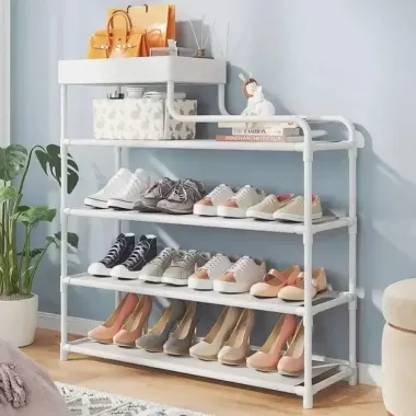 Обувница металлическая, этажерка для обуви, полка для прихожей, металлическая для обуви полка shoe rack