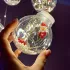 Гірлянда завіса штора Кулі з наповненням Дід Мороз, 3м, 10 куль LED USB Гірлянда завіса штора Кулі з наповненням Дід Мороз, 3м, 10 куль LED USB