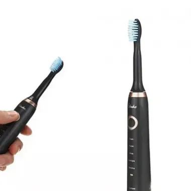 Электрическая зубная щетка Shuke SK-601 аккумуляторная ультразвуковая щетка для зубов 3 насадки