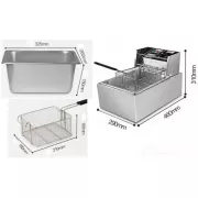 Фритюрница профессиональная Dotvix Electric Fryer D-803 электрическая 2800W 6L