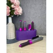 Стайлер + Коробка 5в1 HAIR BRUSH Styler для различных типов волос с функциями придания объема, выпрямления, укладки Фиолетовый