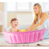Детская Надувная ванночка с насосом Intime Baby Bath Tub Розовый Детская Надувная ванночка с насосом Intime Baby Bath Tub Розовый