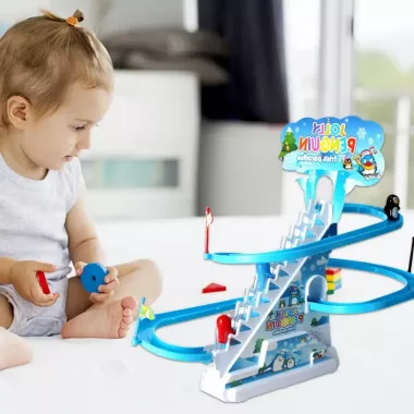 Музична іграшка-трек пінгвіни на гірці 3311 Happy Penguin